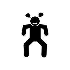 stick figure, pictogram, stikman. Vector