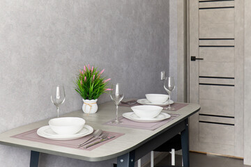 interior design. interior photography of an apartment for rent. One-room apartment with a simple and cozy design. High quality photo