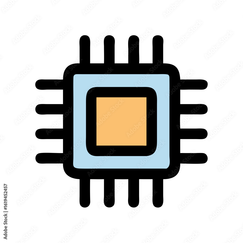 Poster abstract square block on black background visual illustration