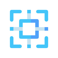 Obraz premium Abstract blue pattern design on dark background illustration