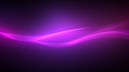 Abstract design with glowing purple waves.