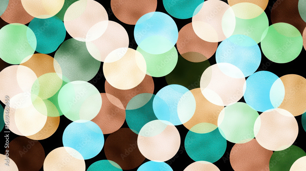 Poster colorful and dreamy abstract bokeh with soft lights and circular shapes creating a vibrant atmospher