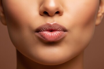 Obraz premium Luxe Lip Treatment The Essence of Facial Aesthetics