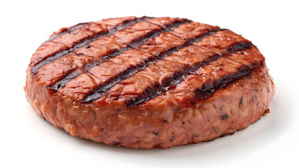 Delicious grilled burger patty sizzles with juicy flavor ready for your favorite sandwich recipe