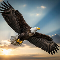 Obraz premium aigle majestueux