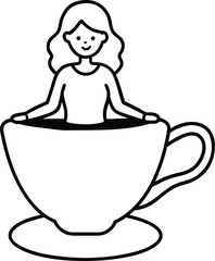 baby sitting in a lotus position