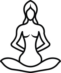 yoga lotus position