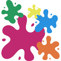 Ink Splash Multicolor