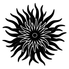 abstract flower vector illustration