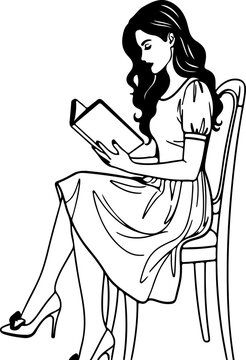 Kitab ke Mutalay mein Mashghool Larki: Fursat ke Lamhat: Ye tasveer mashaghil (hobbies), zaati nashonuma (personal development) ke blogs, book club ke dawat namon, ya study room mein aik araishi unsar