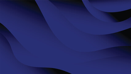 abstract blue background with decorative graphic swirl lines 