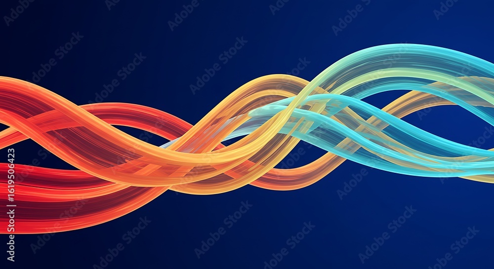 Poster abstract wavy lines background design concept for desktop wallpaper and presentation background desi