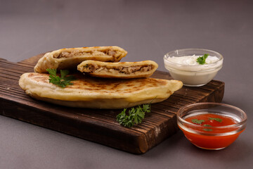 Qutab or Kutab or Gutab is Azerbaijan Stuffed Flatbread.