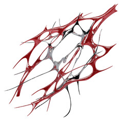 Necro Chrome Red Neotrbal
