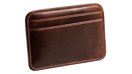Leather Cardholder, isolated on transparent background
