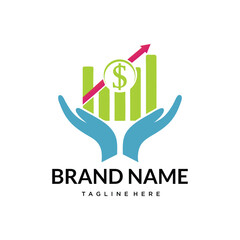 Crypto Exchange, Finance, Financial support Logo