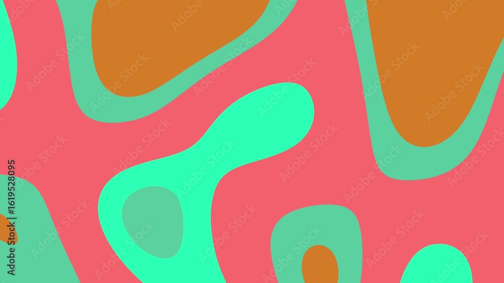 Poster abstracts liquid_ abstract colorful background animation featuring flowing shapes and vibrant color 