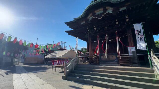 Vibrant Visit to Kifune Shrine in Ōmori, Japan with Colorful Lanterns
