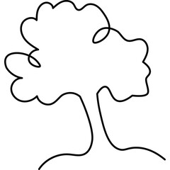 Tree Line Art