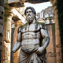 statue of greek god zeus