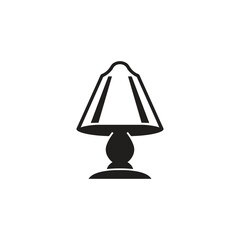 Silhouette vector of sleeping lamp