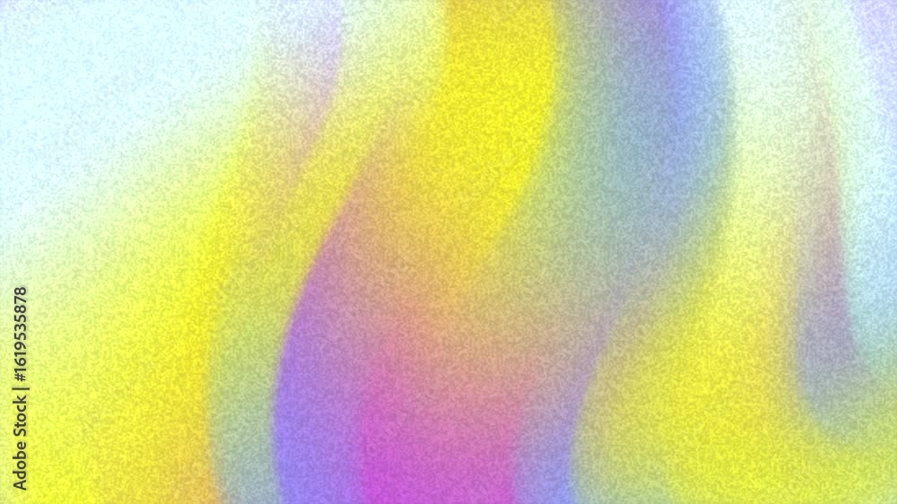 Aufkleber Abstracts Noise_ Abstract pastel gradient background with grainy texture and soft blurred colorful waves animation
