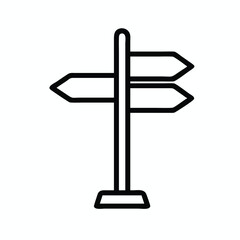 Red and white crossroad traffic sign on a clean white background