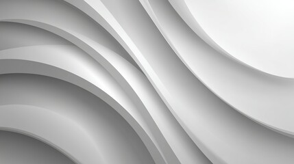 Soft White and Gray Wave Background with Layered Texture