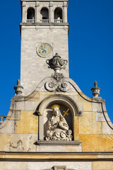 Gate of Our Lady of Sorrows, 14th century baroque Jasna Gora Monastery, Czestochowa, Poland