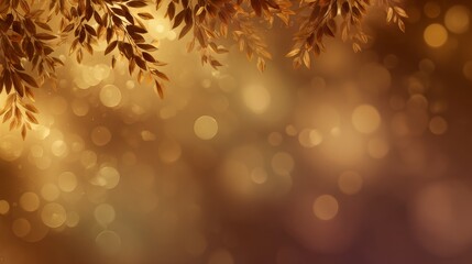A gradient fall background, golden dark to deep