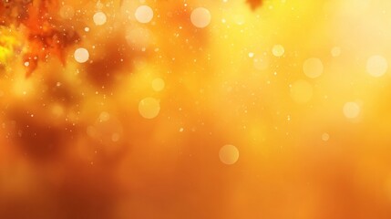 A gradient fall background, yellow to deep orange