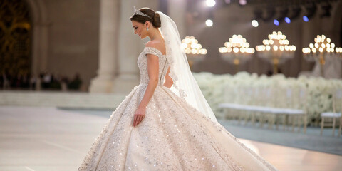 bride in a wedding dress