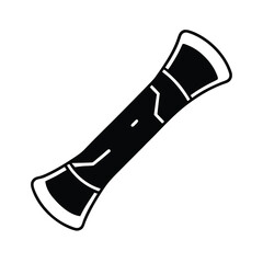 fractured bone illustration