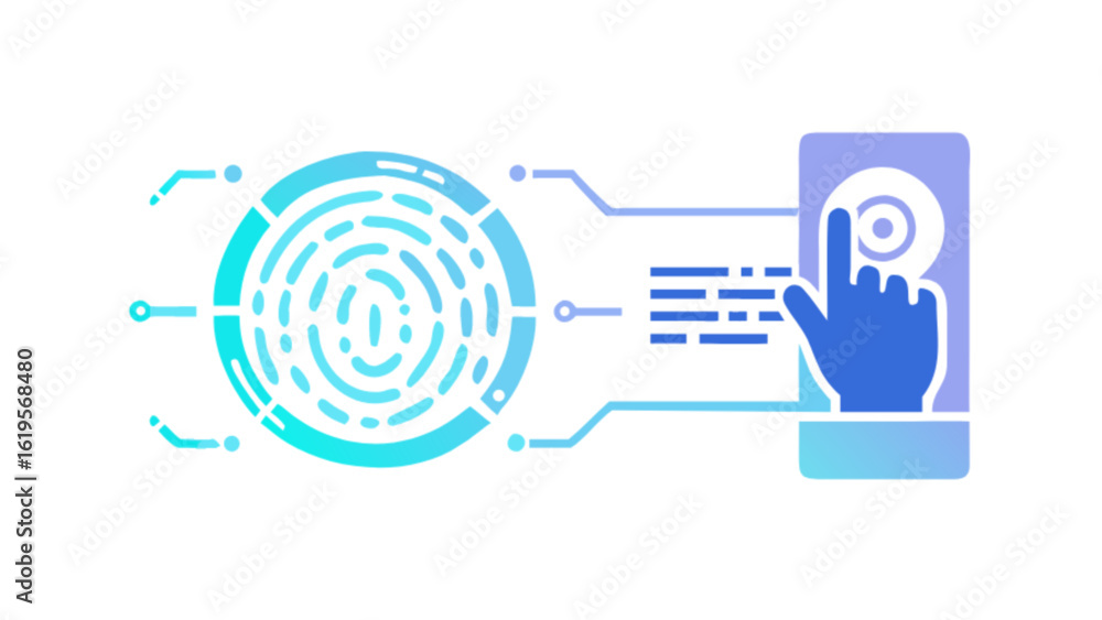 Poster fingerprint scan technology for secure access and identification, a biometric authentication system 