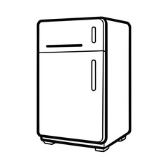 modern refrigerator appliance clipart