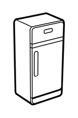 modern refrigerator appliance clipart