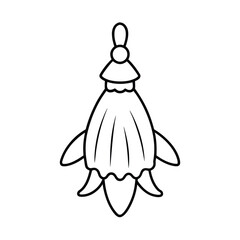 tasseled wobbegong outline vector