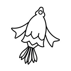 tasseled wobbegong outline vector