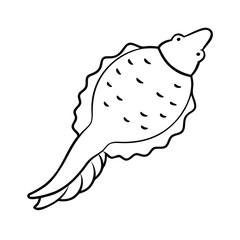 tasseled wobbegong outline vector