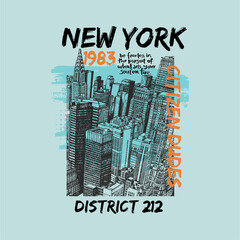 new york city abstract background