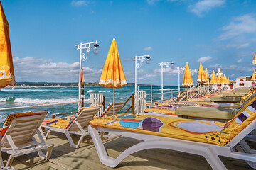 Sea and Beach in Sile, Turkey