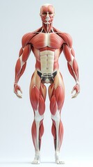 Woman muscular system
