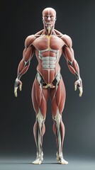 Woman muscular system