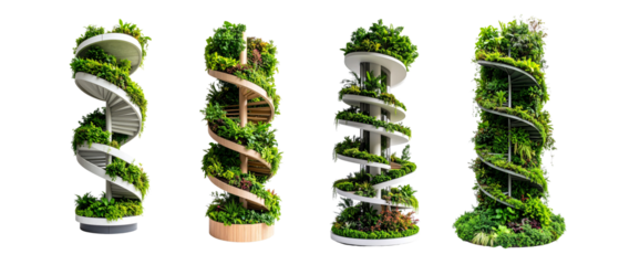 Green grass isolated on white background