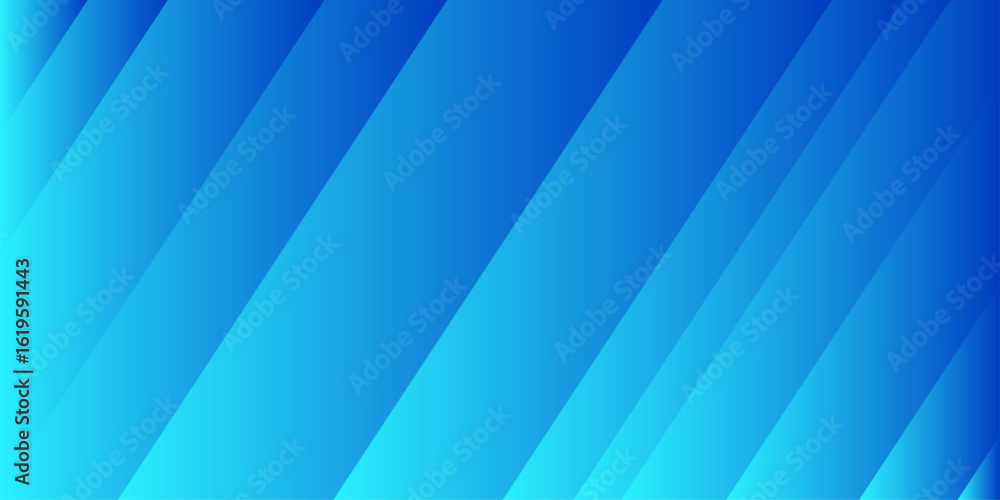 Aufkleber abstract blue gradient background with diagonal geometric stripes creating a modern, dynamic, and pr