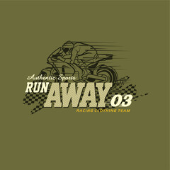 racing vector illustration of an abstract background