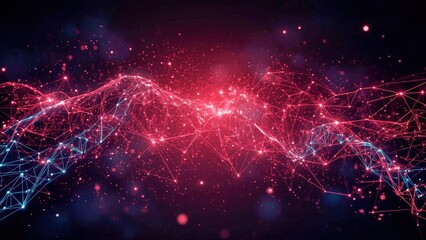 SEO Audit. Post Quantum Cryptography Anomaly detection Ai singularity IIoT Data engineering GraphQL Deep genomics Into the Cryptoverse Nference Instinct Red and blue abstract technology network conne