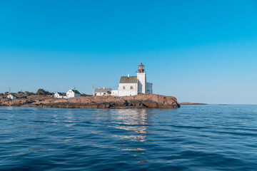 Lighthouse in Sørlandet in southern Norway