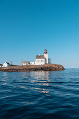 Lighthouse in Sørlandet in southern Norway