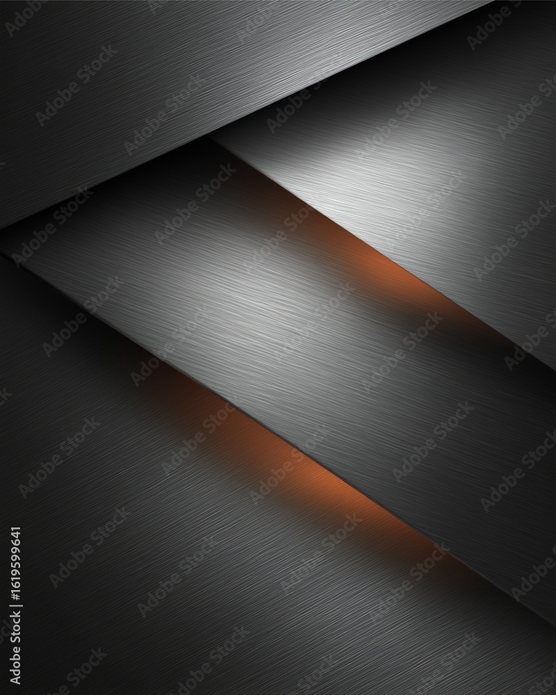 Poster elegant metallic abstract: this image features a meticulously crafted composition of intersecting me